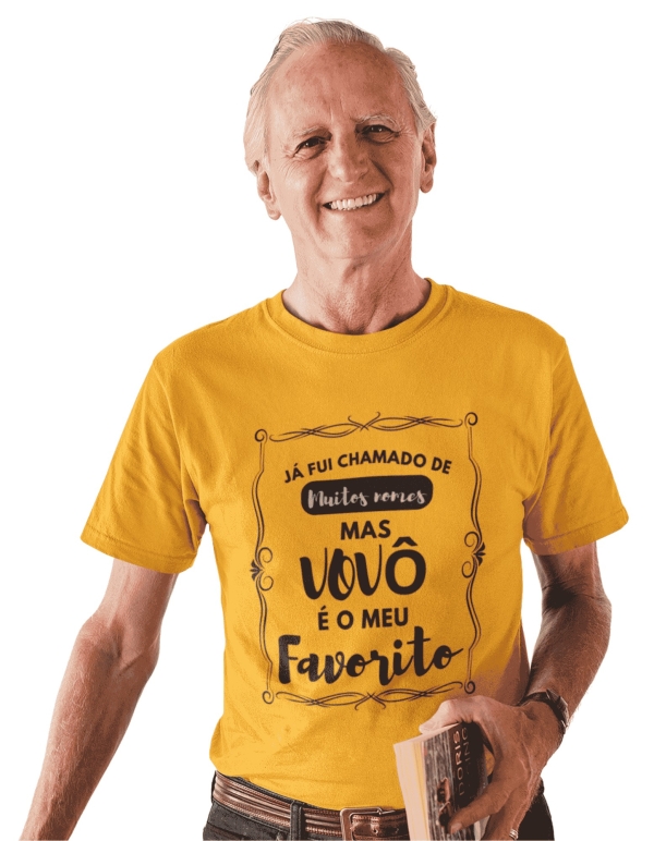 Camiseta Vovô Nome Favorito