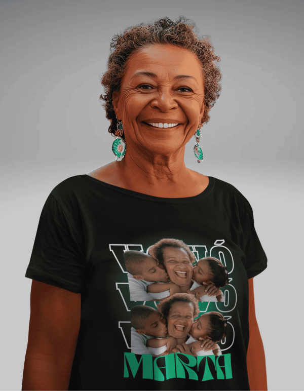 Camiseta Vovó com Fotos
